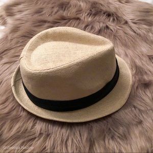 SOLD - Straw Fedora Beach Hat 🌵